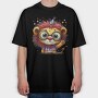 Lion Glasses Party, Tricou Oversize Barbati (Unisex)