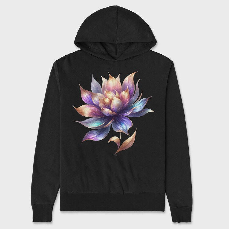 Lotus Mystique Glow, Hanorac Oversize Barbati (Unisex)