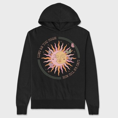 Love By The Moon, Hanorac Oversize Barbati (Unisex)