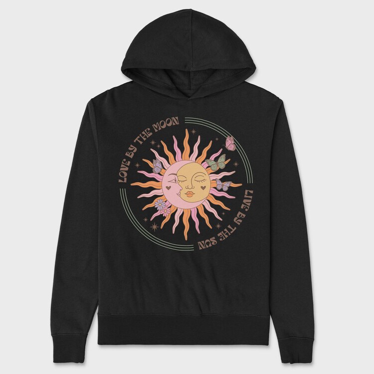 Love By The Moon, Hanorac Oversize Barbati (Unisex)