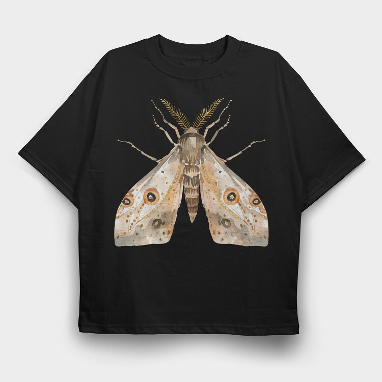 Lunar Moon Silhouette, Tricou Oversize Barbati (Unisex)