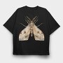 Lunar Moon Silhouette, Tricou Oversize Barbati (Unisex)