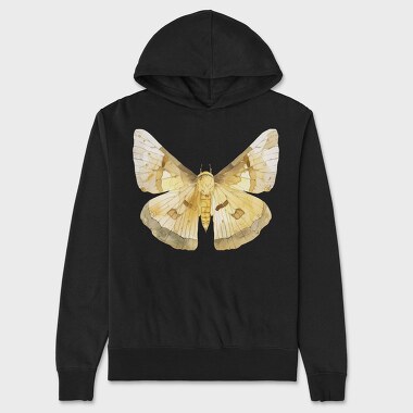 Lunar Moth Midnight Moths, Hanorac Oversize Barbati (Unisex)