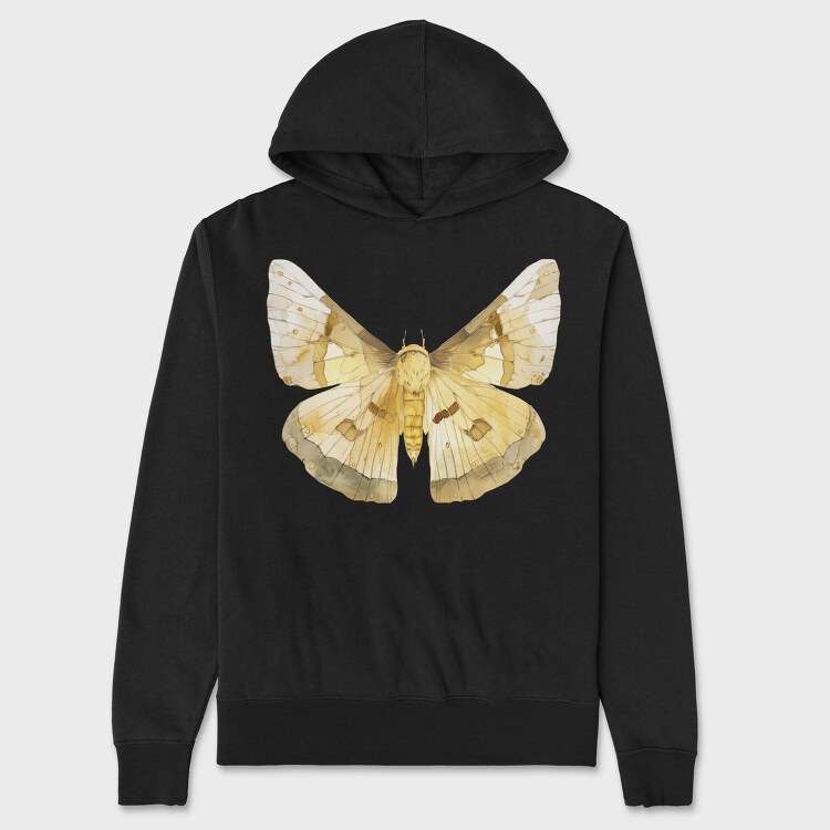 Lunar Moth Midnight Moths, Hanorac Oversize Barbati (Unisex)