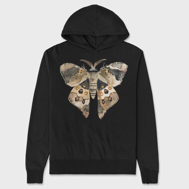 Lunar Moth Wings, Hanorac Oversize Barbati (Unisex)