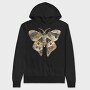 Lunar Moth Wings, Hanorac Oversize Barbati (Unisex)