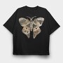 Lunar Moth Wings, Tricou Oversize Barbati (Unisex)