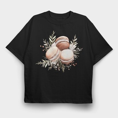 Macarons Bouquet, Tricou Oversize Barbati (Unisex)