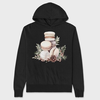 Macarons Christmas Ornaments, Hanorac Oversize Barbati (Unisex)