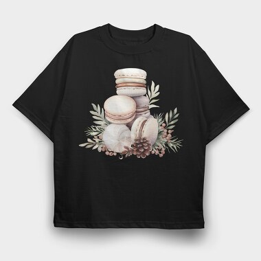 Macarons Christmas Ornaments, Tricou Oversize Barbati (Unisex)