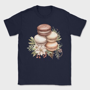 Macarons Flowers Garden, Tricou Barbati (Unisex)