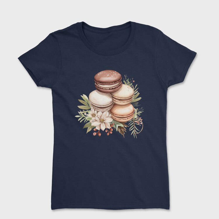 Macarons Flowers Garden, Tricou Femei