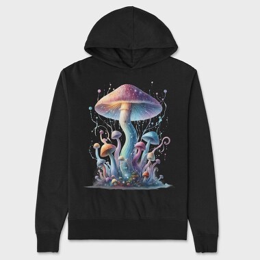Magic Mushroom Cloud, Hanorac Oversize Barbati (Unisex)