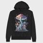Magic Mushroom Cloud, Hanorac Oversize Barbati (Unisex)
