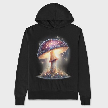 Magic Mushroom Glow, Hanorac Oversize Barbati (Unisex)