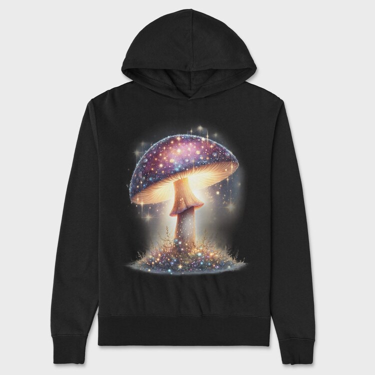 Magic Mushroom Glow, Hanorac Oversize Barbati (Unisex)