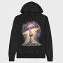 Magic Mushroom Glow, Hanorac Oversize Barbati (Unisex)