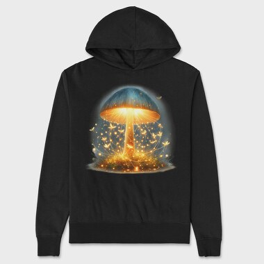 Magic Mushroom Spirit, Hanorac Oversize Barbati (Unisex)