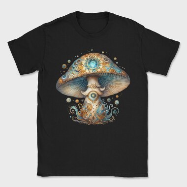 Magic Mushroom Swirls, Tricou Barbati (Unisex)