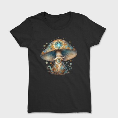 Magic Mushroom Swirls, Tricou Femei