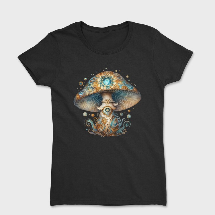 Magic Mushroom Swirls, Tricou Femei
