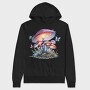 Magic Mushrooms Clips, Hanorac Oversize Barbati (Unisex)