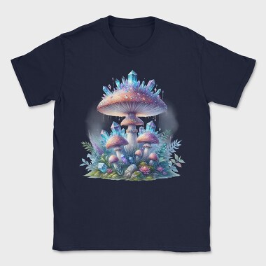 Magic Mushrooms Glow, Tricou Barbati (Unisex)