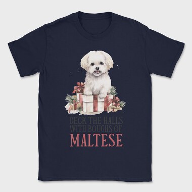 Maltese Christmas Presents, Tricou Barbati (Unisex)