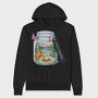 Mason Jar Camping Moments, Hanorac Oversize Barbati (Unisex)