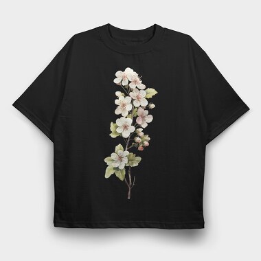 May Hawthorn Flowers, Tricou Oversize Barbati (Unisex)