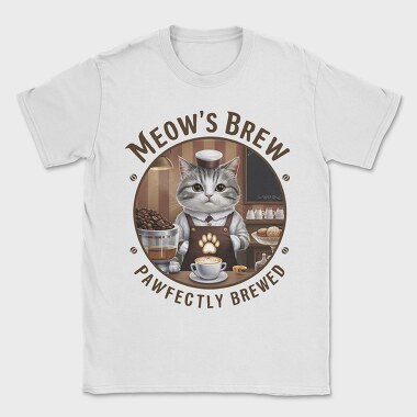Meowows Brew, Tricou Barbati (Unisex)