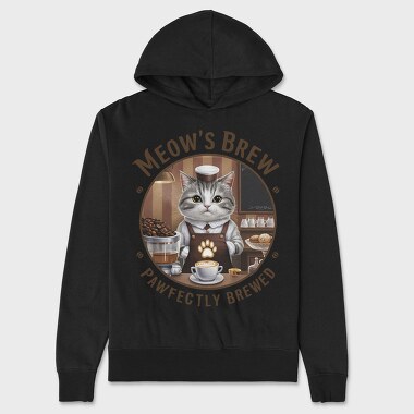 Meowows Brew, Hanorac Oversize Barbati (Unisex)