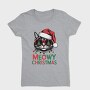 Meowy Christmas Cat, Tricou Femei