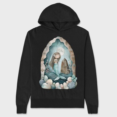 Mermaid Ocean Nest, Hanorac Oversize Barbati (Unisex)
