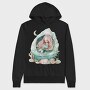 Mermaid Sacred Gem, Hanorac Oversize Barbati (Unisex)