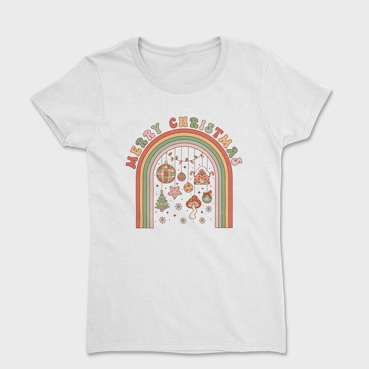 Merry Christmas Groovy, Tricou Femei