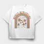 Merry Christmas Groovy, Tricou Oversize Barbati (Unisex)