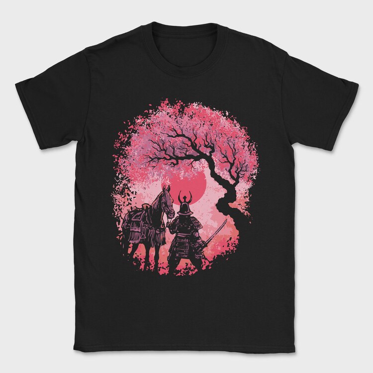 Samurai Horse Landscape, Tricou Barbati (Unisex)