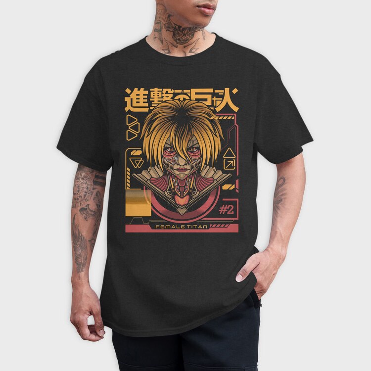 Female Titan 2, Tricou Barbati (Unisex)