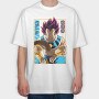 Vegeta Power God, Tricou Oversize Barbati (Unisex)