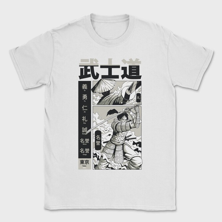 Samurai Bushido 2, Tricou Barbati (Unisex)