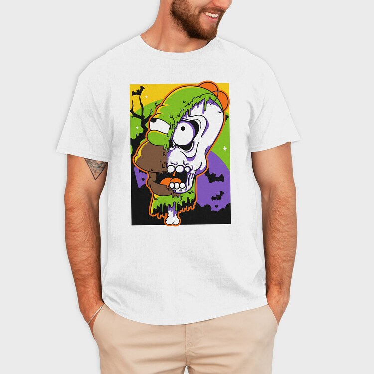 Zombie Clown Scream, Tricou Barbati (Unisex)