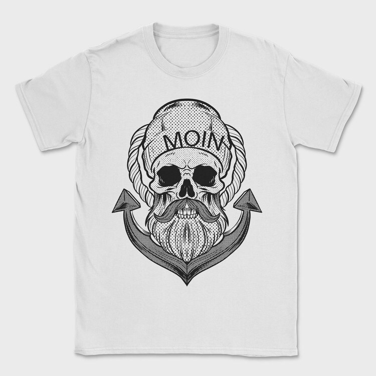 Sailor Skull, Tricou Barbati (Unisex)