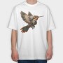 Mechanical Bird Gears, Tricou Oversize Barbati (Unisex)