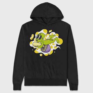 Mushroom Alien, Hanorac Oversize Barbati (Unisex)