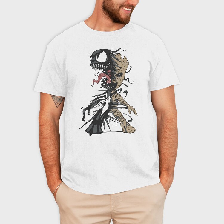Venomized Groot, Tricou Barbati (Unisex)
