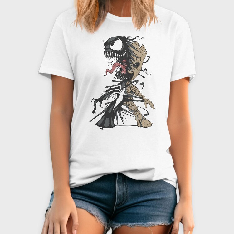 Venomized Groot, Tricou Barbati (Unisex)