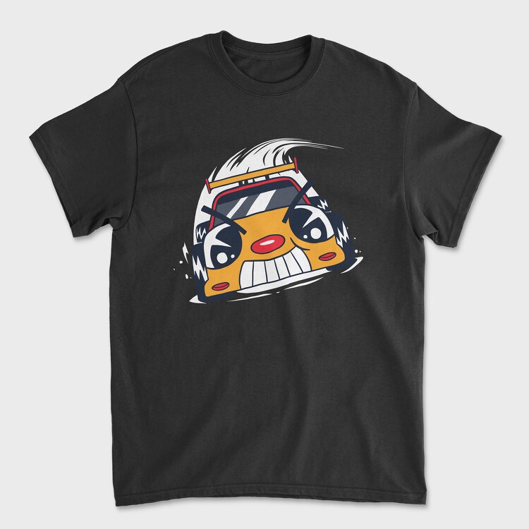 Race Car Cartoon, Tricou Barbati (Unisex)