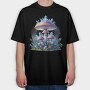 Magic Mushrooms Glow, Tricou Oversize Barbati (Unisex)