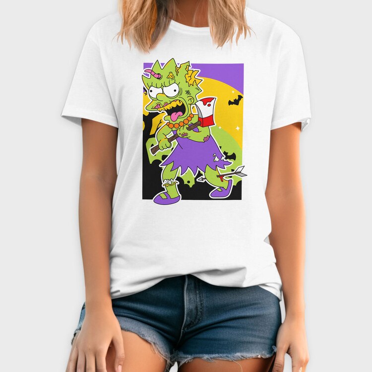 Zombie Lisa Nightmare, Tricou Barbati (Unisex)